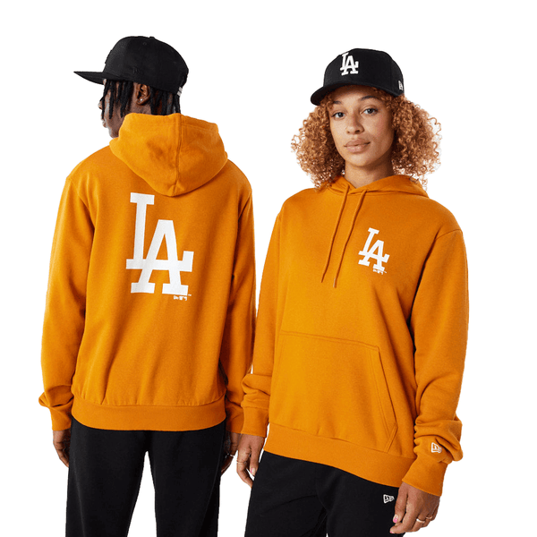 New Era Los Angeles Dodgers League Essential Orange kapucnis pulóver - Sportmania.hu