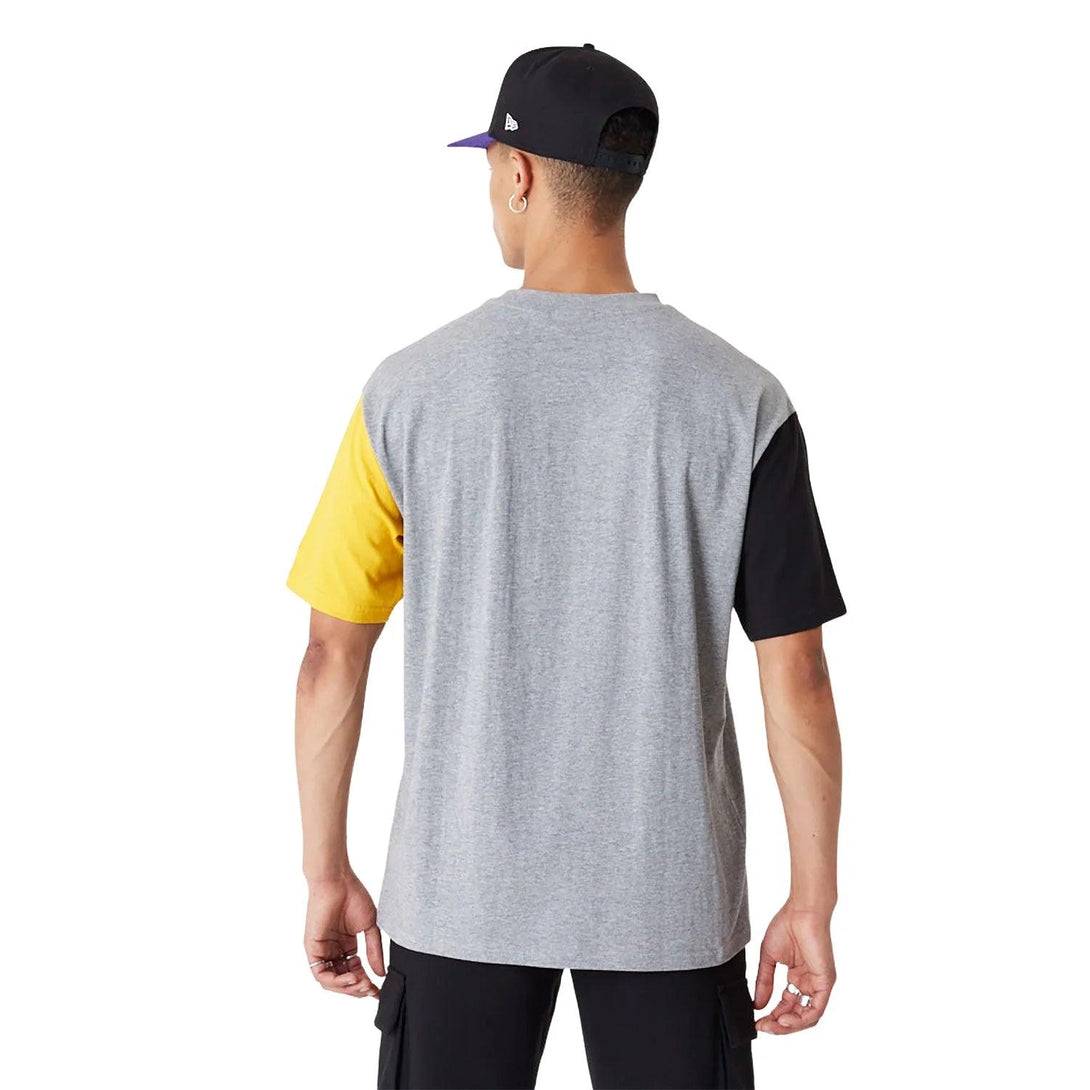 New Era Los Angeles Lakers NBA Cut Sew Grey Oversized Póló - Sportmania.hu