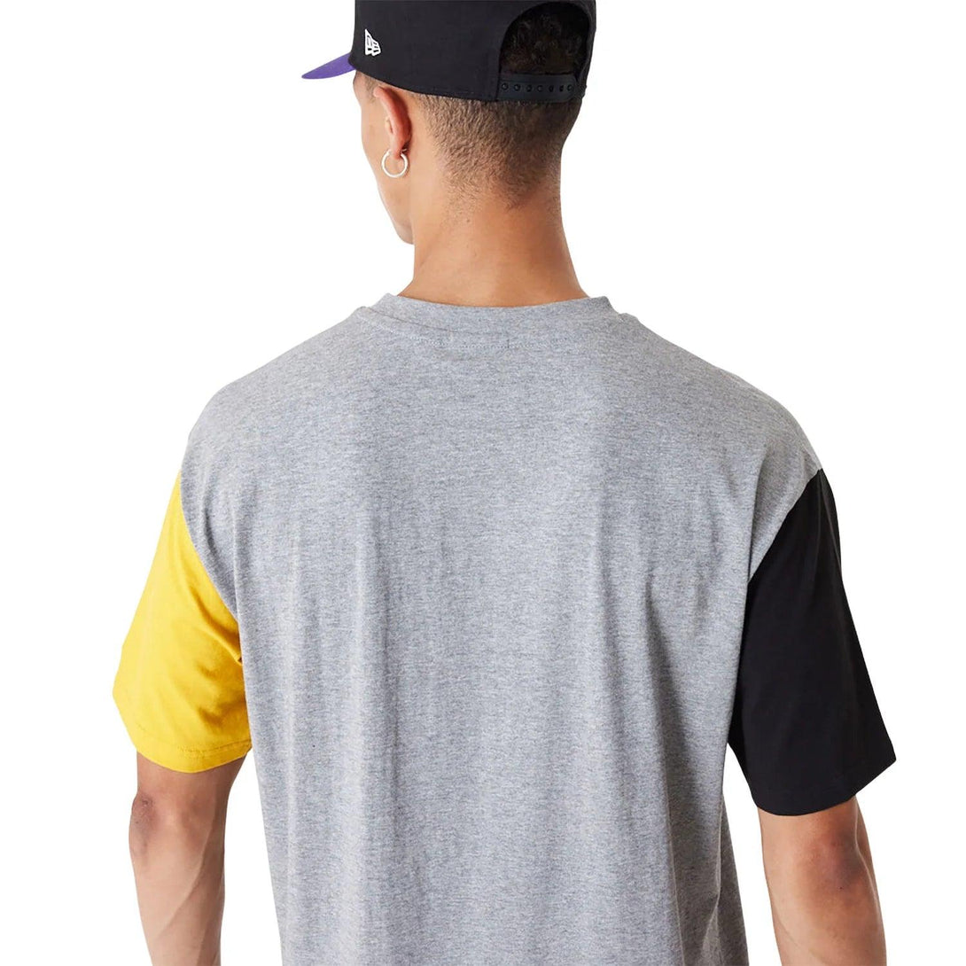 New Era Los Angeles Lakers NBA Cut Sew Grey Oversized Póló - Sportmania.hu