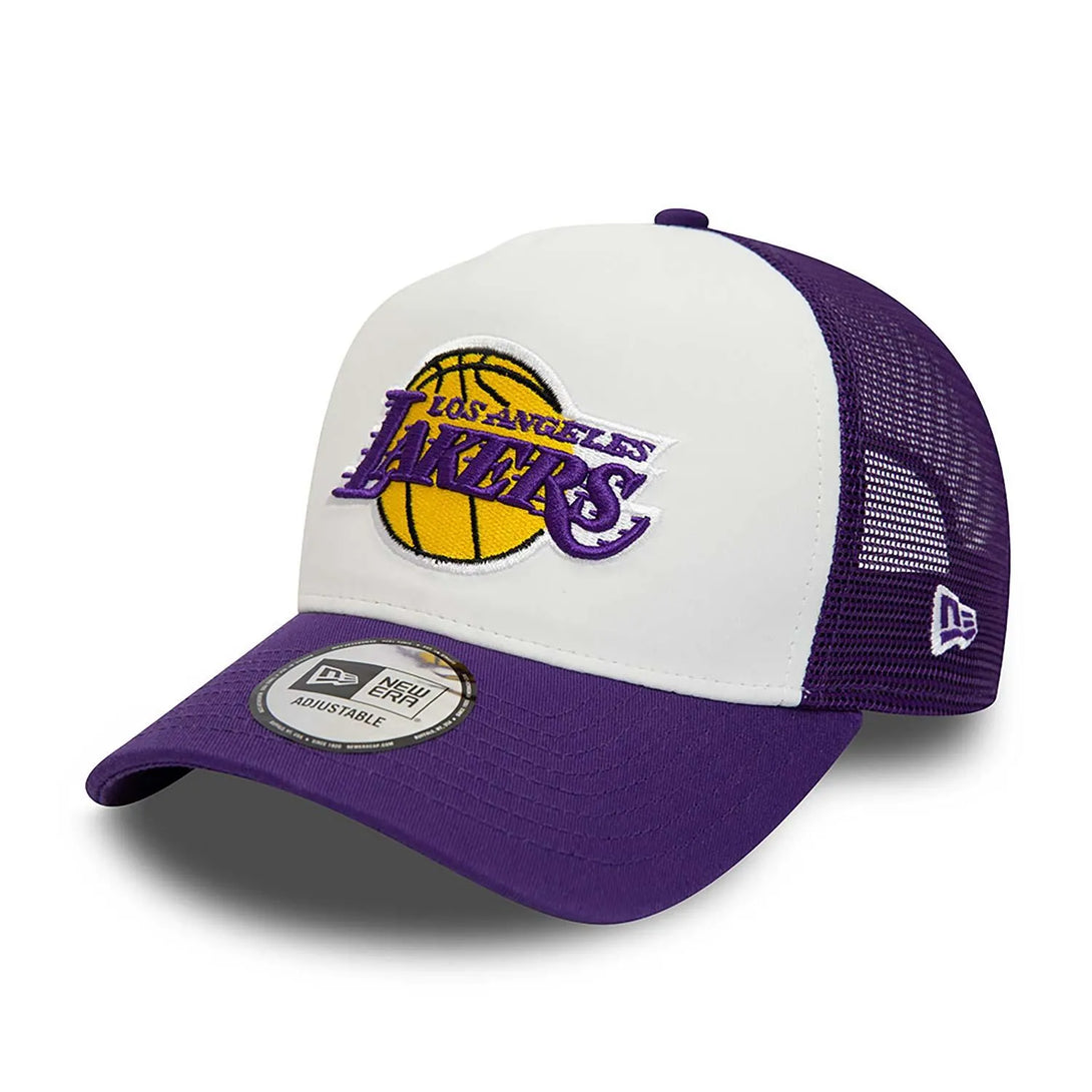 New Era Los Angeles Lakers Team Colour Purple A-Frame Trucker Baseball sapka - Sportmania.hu