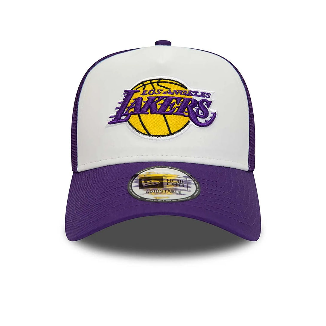 New Era Los Angeles Lakers Team Colour Purple A-Frame Trucker Baseball sapka - Sportmania.hu