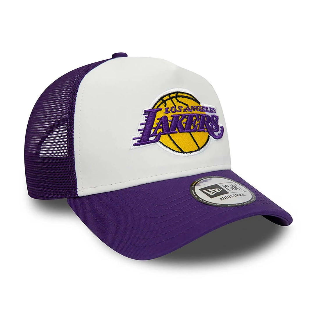 New Era Los Angeles Lakers Team Colour Purple A-Frame Trucker Baseball sapka - Sportmania.hu