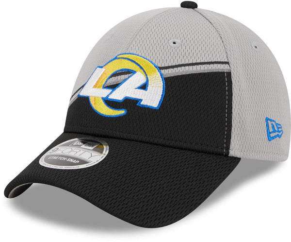 New Era Los Angeles Rams NFL Sideline 2023 Grey 9FORTY Stretch Snap Baseball sapka - Sportmania.hu