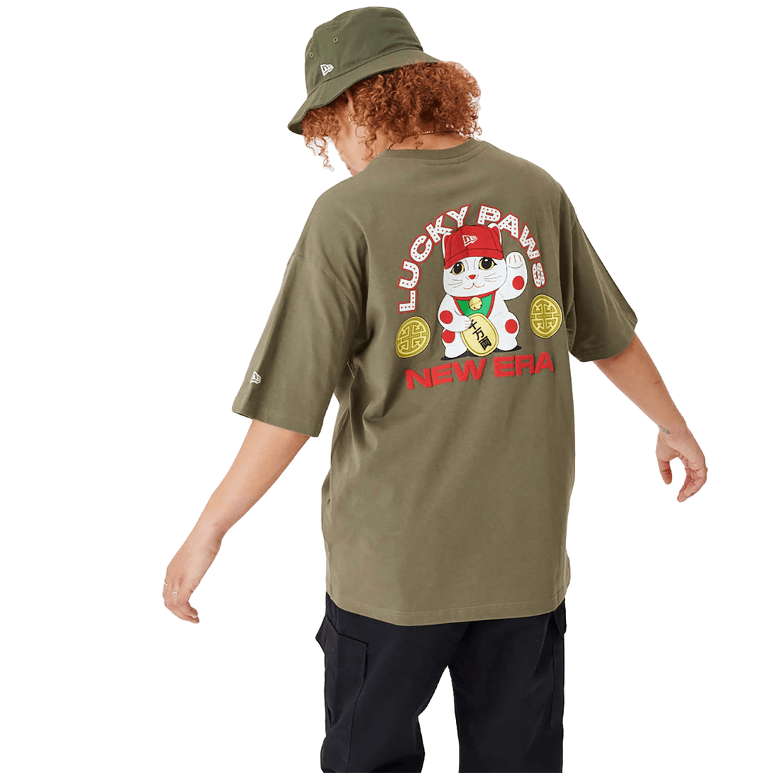 New Era Lucky Paws Character Medium Green Oversized Póló - Sportmania.hu