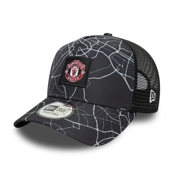 New Era Manchester United FC All Over Print Black 9FORTY E-Frame Trucker sapka - Sportmania.hu