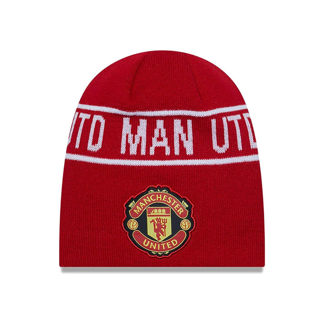 New Era Manchester United FC Red Cuff Knit téli sapka kötött sapka - Sportmania.hu