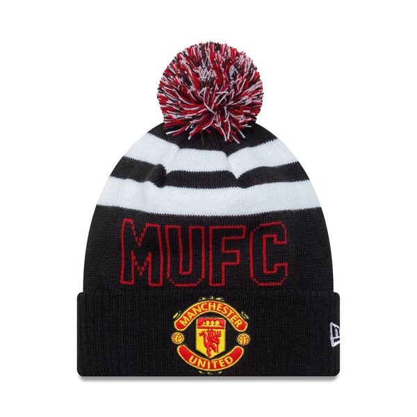 New Era Manchester United FC Side Stripe Cuff Knit Beanie kötött sapka - Sportmania.hu