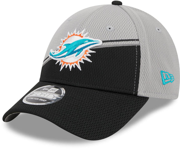 New Era Miami Dolphins NFL Sideline 2023 Grey 9FORTY Stretch Snap Baseball sapka - Sportmania.hu