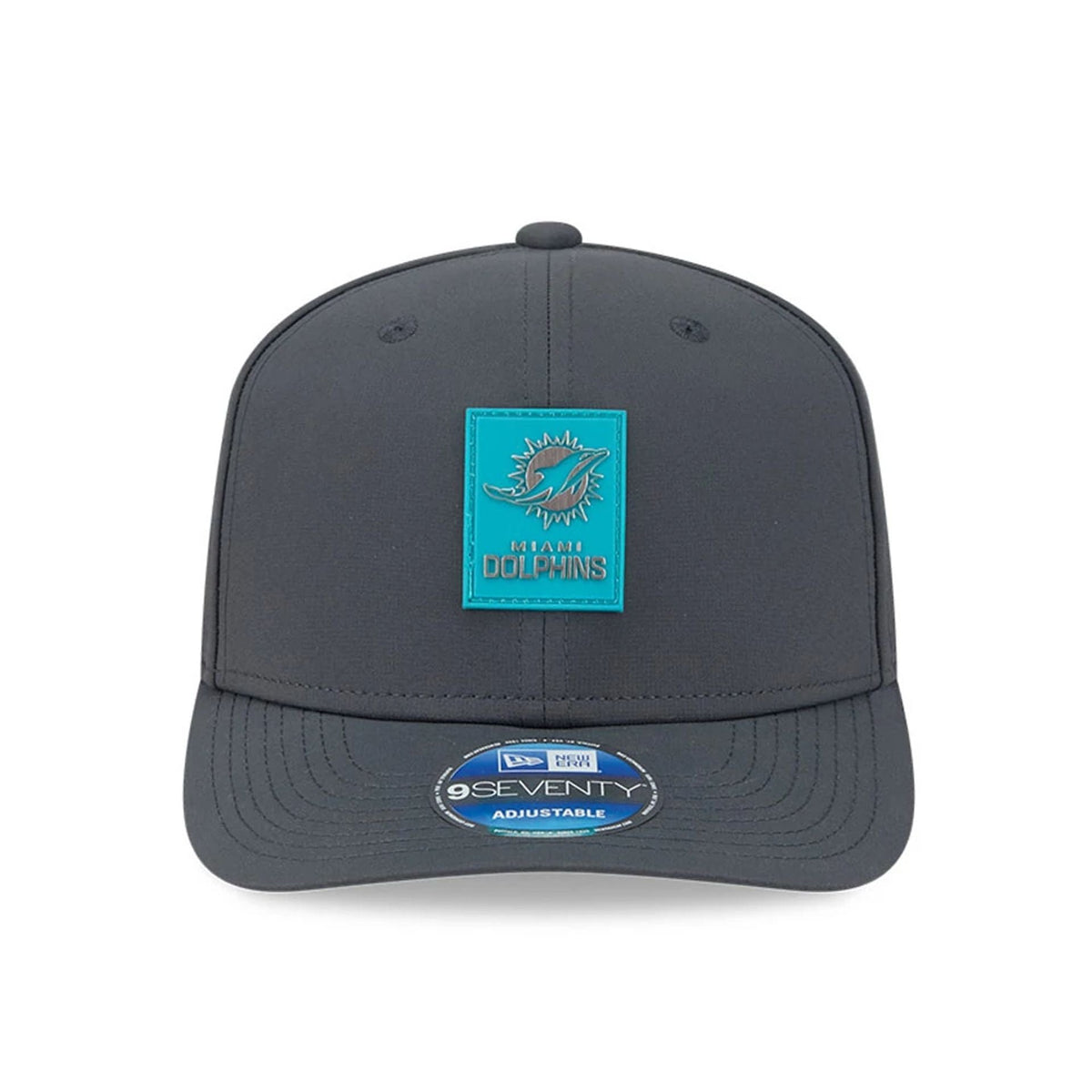 New Era Miami Dolphins NFL Sideline 2025 Charcoal 9SEVENTY Stretch Snap - baseball sapka