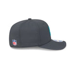 New Era Miami Dolphins NFL Sideline 2025 Charcoal 9SEVENTY Stretch Snap - baseball sapka