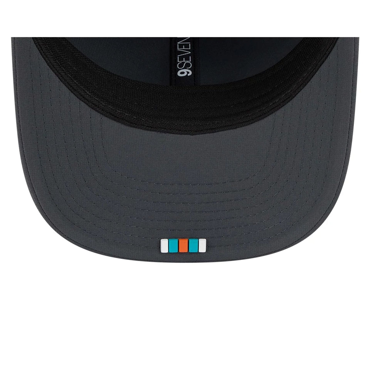 New Era Miami Dolphins NFL Sideline 2025 Charcoal 9SEVENTY Stretch Snap - baseball sapka