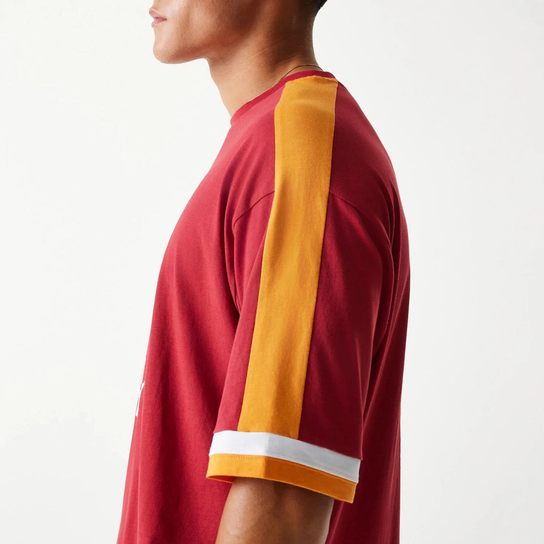 New Era Miami Heat NBA Panel Dark Red Oversized póló - Sportmania.hu