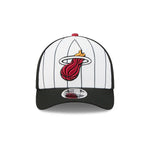 New Era Miami Heat NBA Tip Off 2025 Black 9FORTY M-Crown A-Frame Baseball sapka
