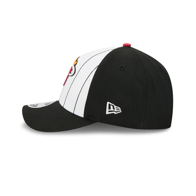 New Era Miami Heat NBA Tip Off 2025 Black 9FORTY M-Crown A-Frame Baseball sapka