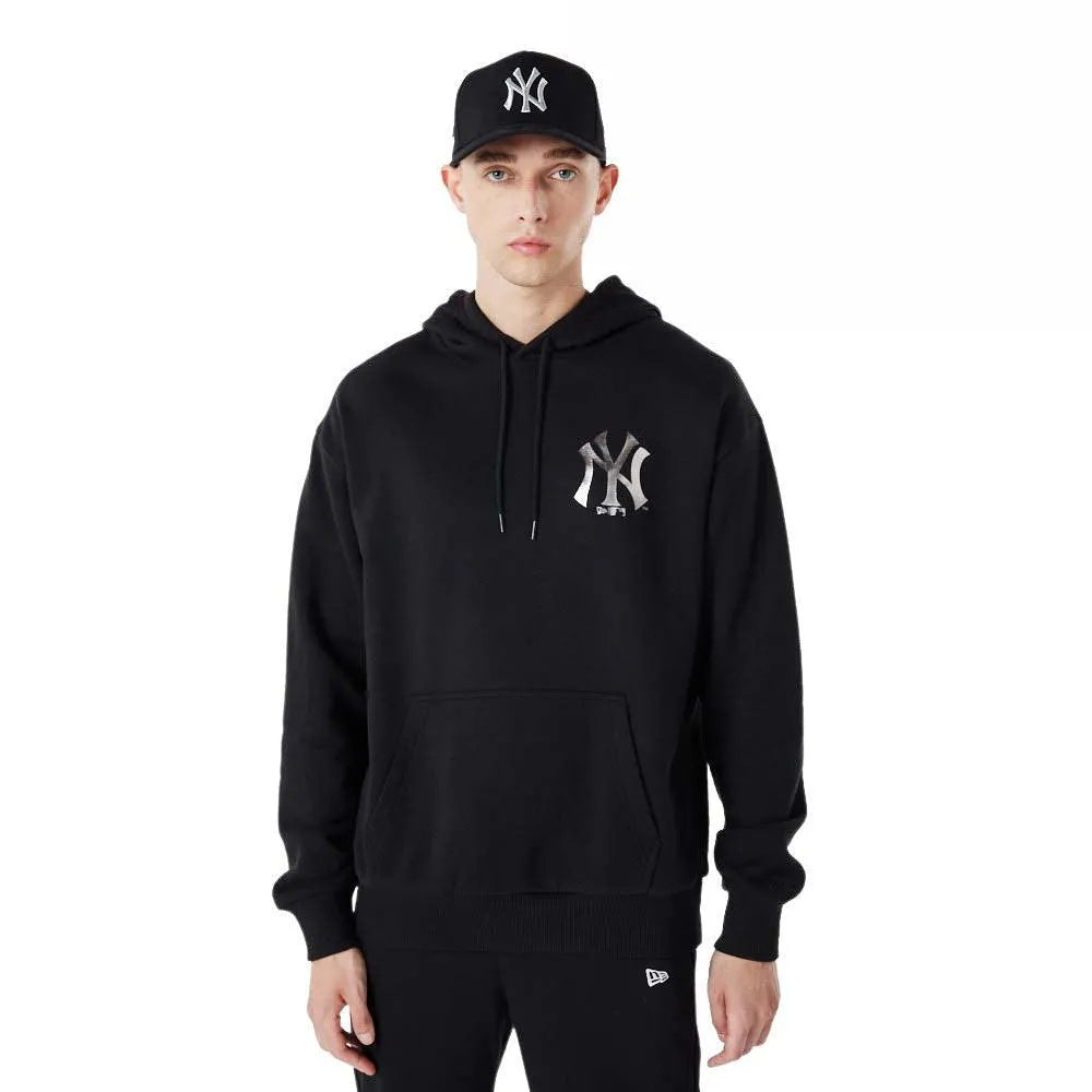 New Era MLB BP METAL PO HOODY NEYYAN BLKMTS Pulóver - Sportmania.hu