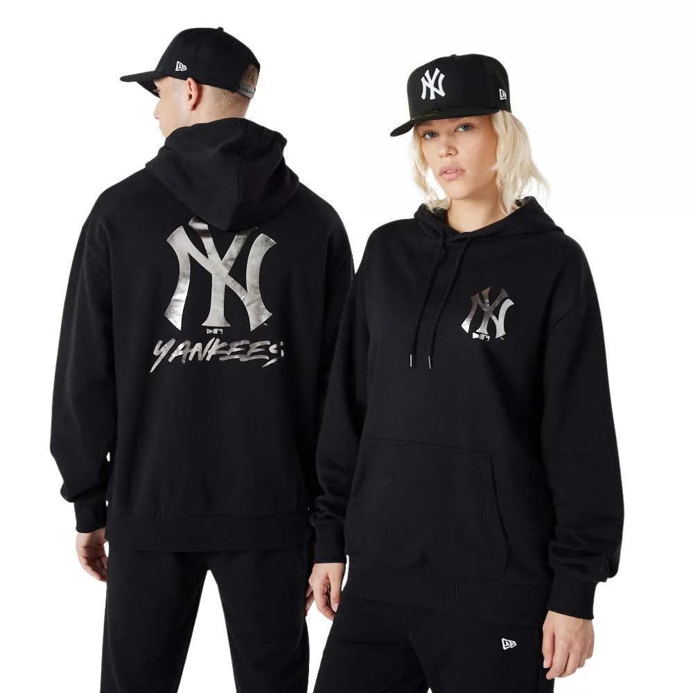 New Era MLB BP METAL PO HOODY NEYYAN BLKMTS Pulóver - Sportmania.hu