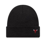 New Era NBA Chicago Bulls Mini Logo Black Cuff Knit Beanie - uniwersalny kötött sapka 60691109
