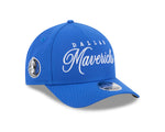 New Era NBA Dallas Mavericks Draft 2025 9FORTY White baseball sapka