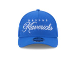 New Era NBA Dallas Mavericks Draft 2025 9FORTY White baseball sapka
