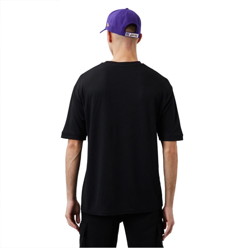 New Era NBA Los Angeles Lakers Script Mesh Tee M 60284737 Póló Ruházat Póló - Sportmania.hu