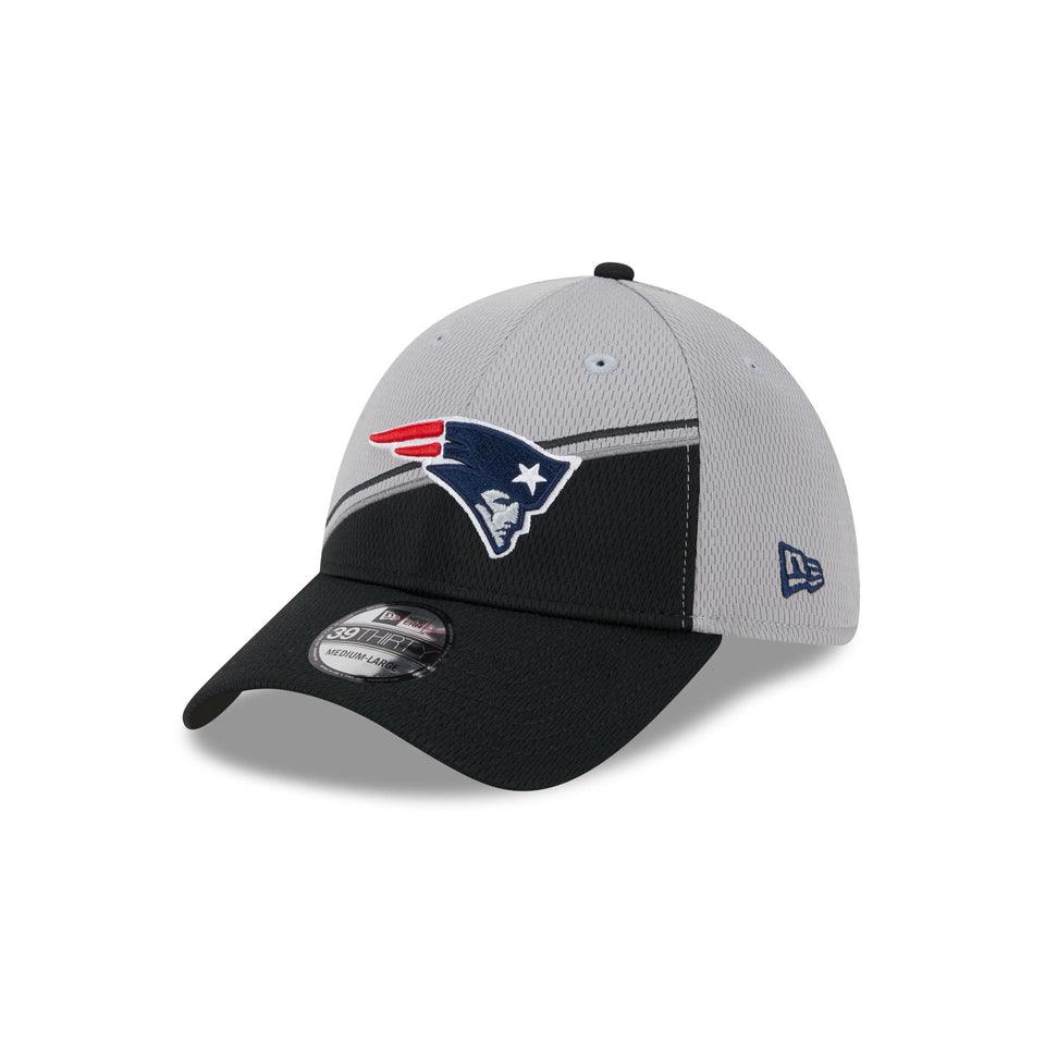 New Era New England Patriots NFL Sideline 2023 Grey 39THIRTY Stretch Fit Baseball sapka - Sportmania.hu