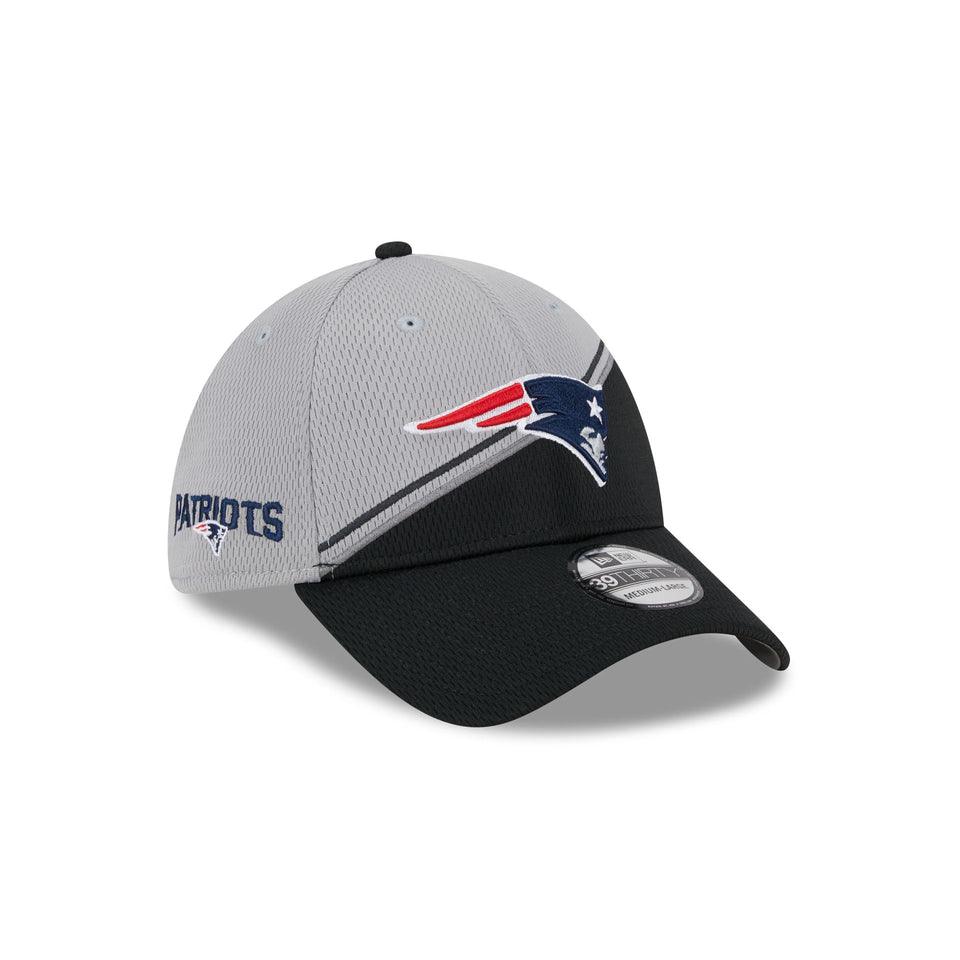 New Era New England Patriots NFL Sideline 2023 Grey 39THIRTY Stretch Fit Baseball sapka - Sportmania.hu