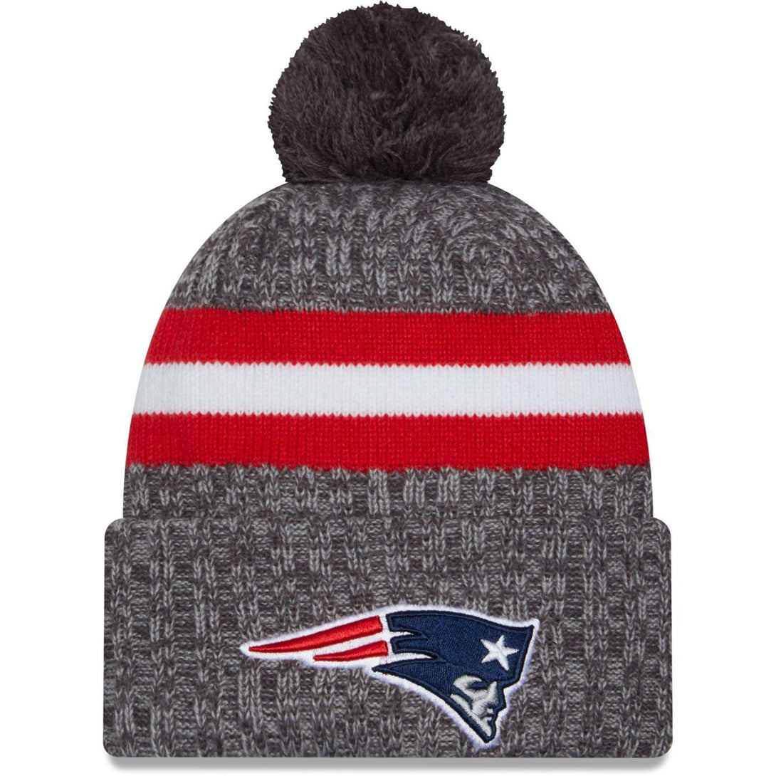 New Era New England Patriots NFL Sideline 2023 Grey Bobble Knit kötött sapka - Sportmania.hu