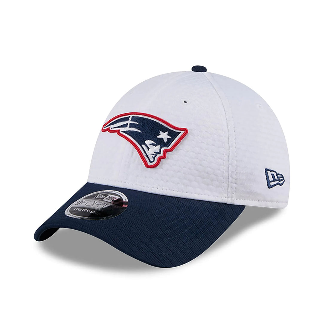 New Era New England Patriots Training 2024 White 9FORTY Stretch Snap sapka Baseball sapka - Sportmania.hu