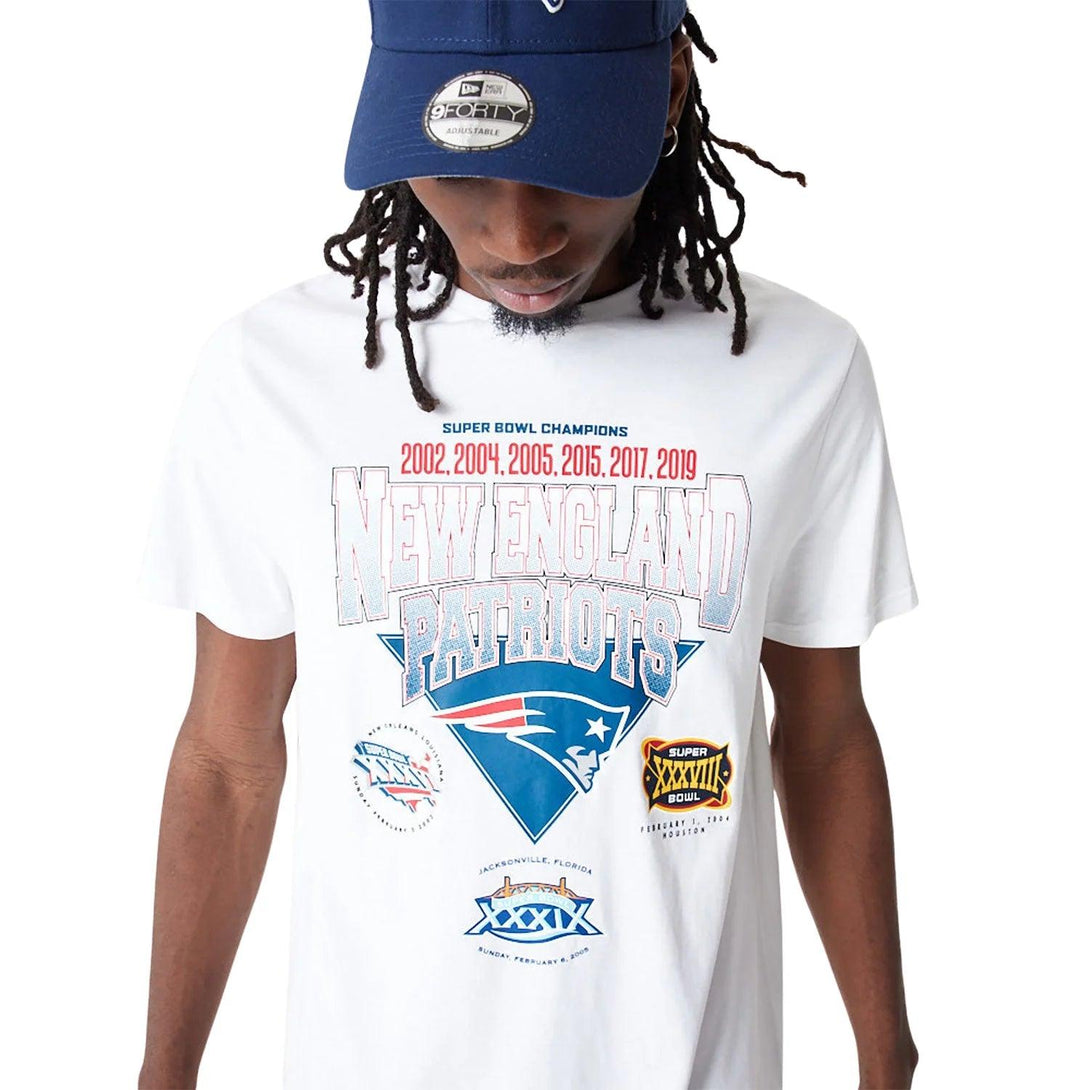 New Era New England Patriots Wordmark White Póló - Sportmania.hu