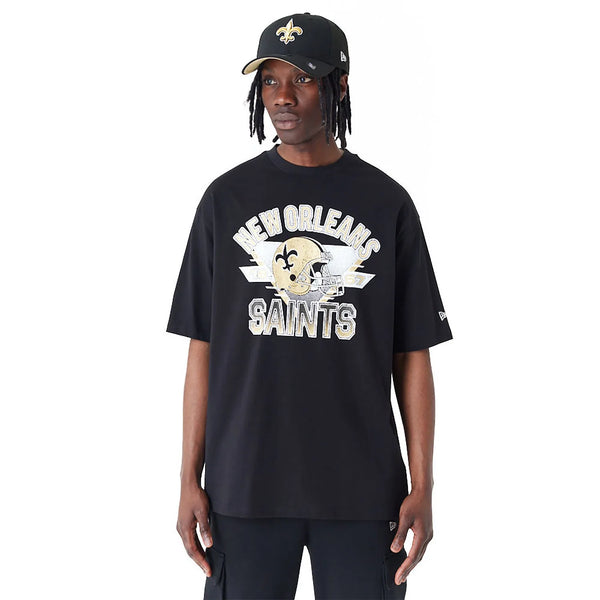 New Era New Orleans Saints NFL Black Oversized Póló - Sportmania.hu