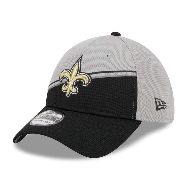 New Era New Orleans Saints NFL Sideline 2023 Grey 39THIRTY Stretch Fit Baseball sapka - Sportmania.hu