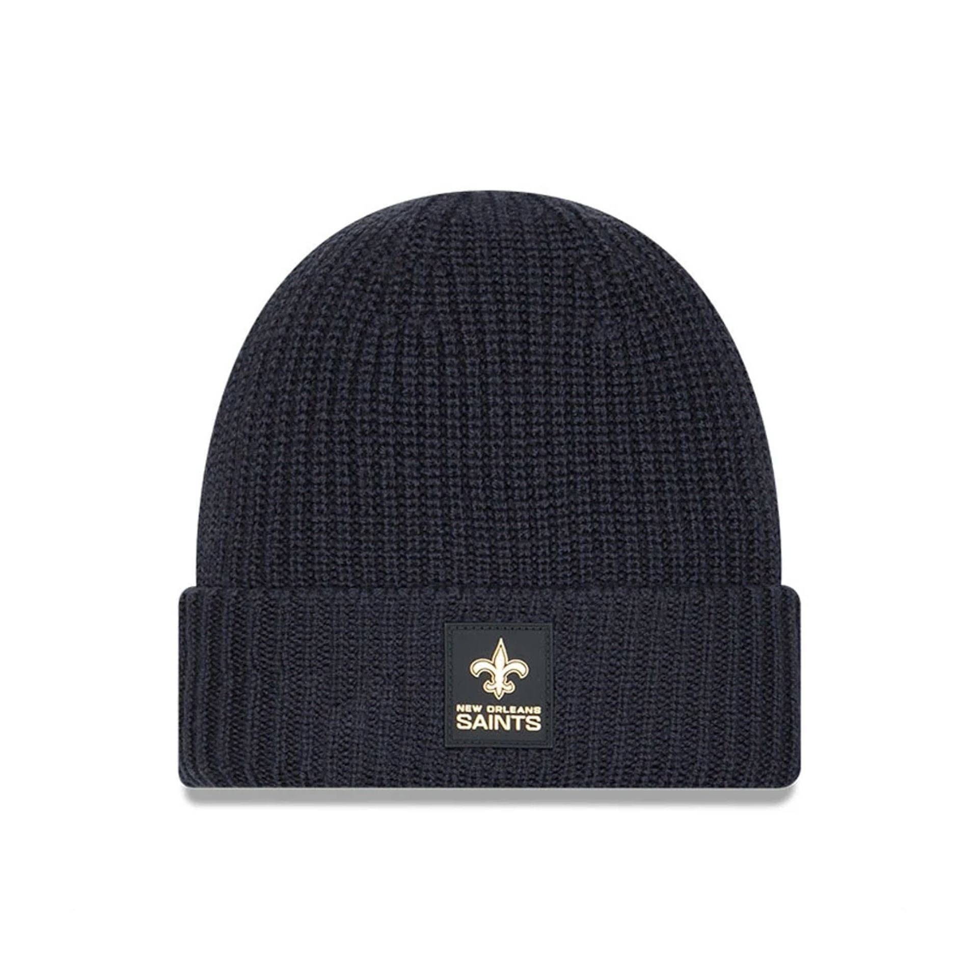 New Era New Orleans Saints NFL Sideline Charcoal Cuff Knit - kötött sapka