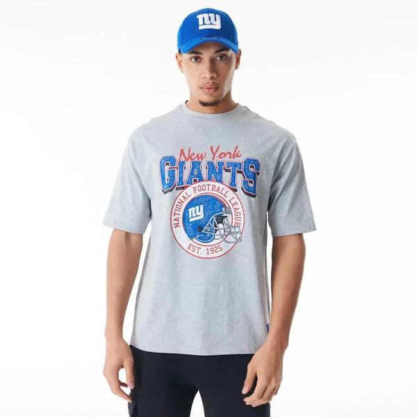 New Era New York Giants NFL Helmet Graphic Grey Oversized póló - Sportmania.hu