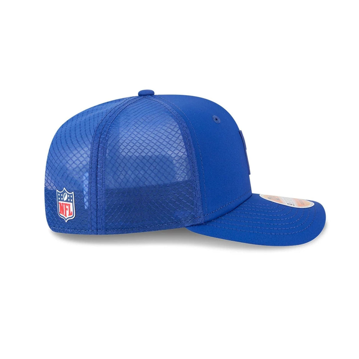 New Era New York Giants NFL Sideline 2025 Dark Blue 9SEVENTY Trucker Stretch Snap - baseball sapka