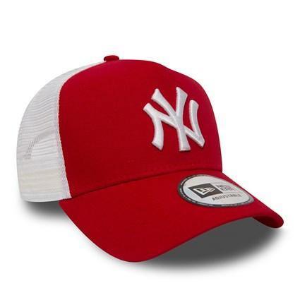 New Era New York Yankees Clean Trucker sapka, piros Baseball sapka - Sportmania.hu