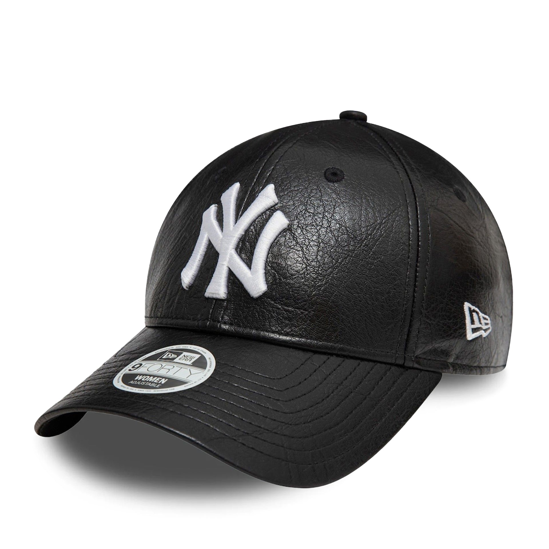 New Era New York Yankees Crinkled PU 9FORTY Black műbőr baseball sapka, női - Sportmania.hu