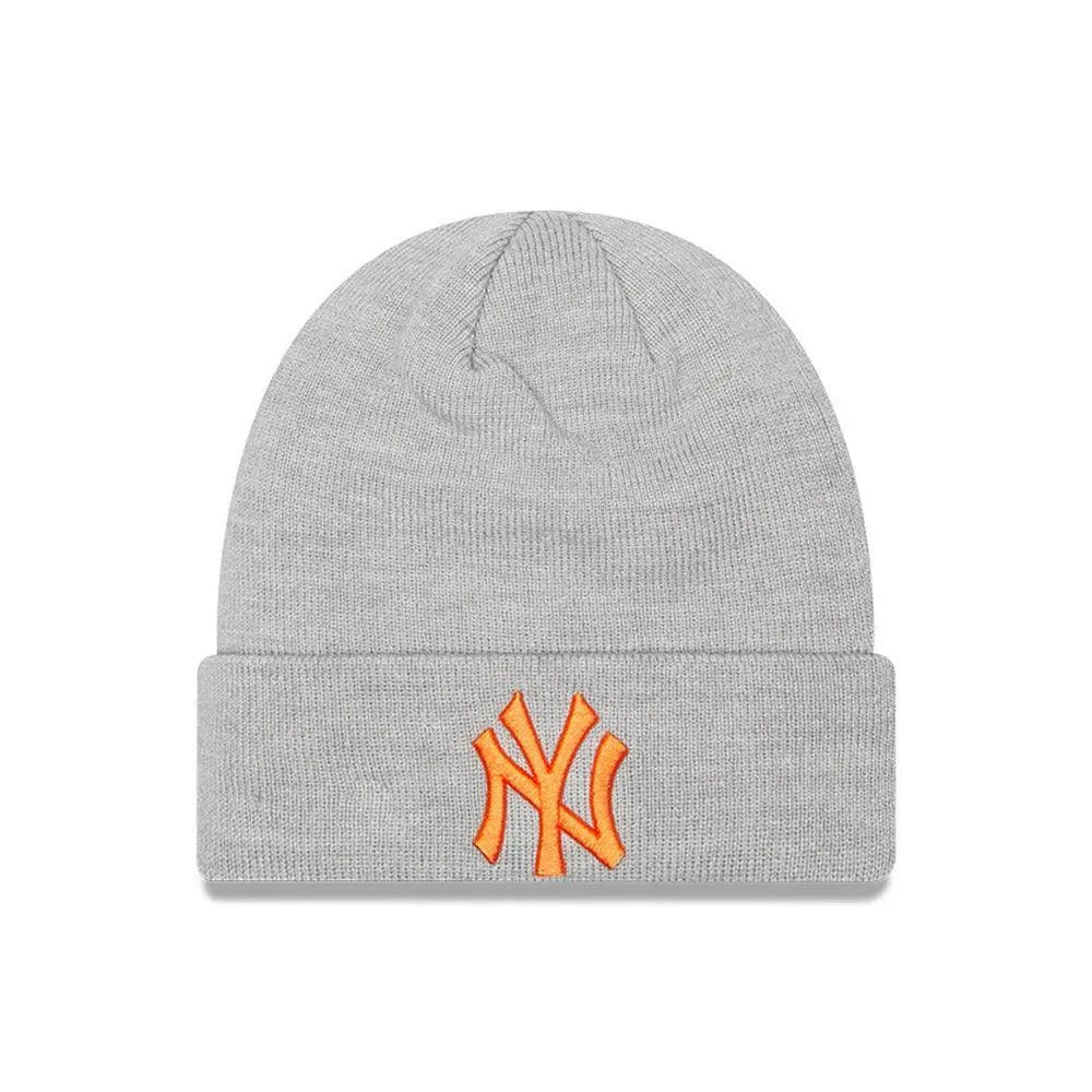 New Era New York Yankees Heather Grey szürke kötött sapka