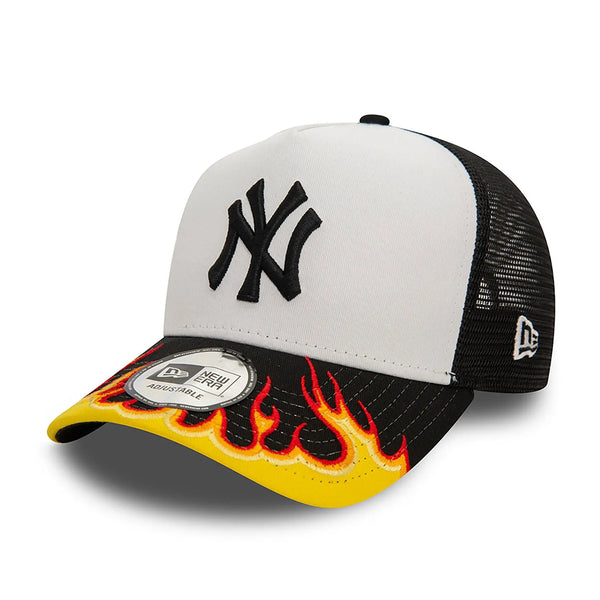 New Era New York Yankees MLB Flame Black 9FORTY Trucker sapka Baseball sapka - Sportmania.hu