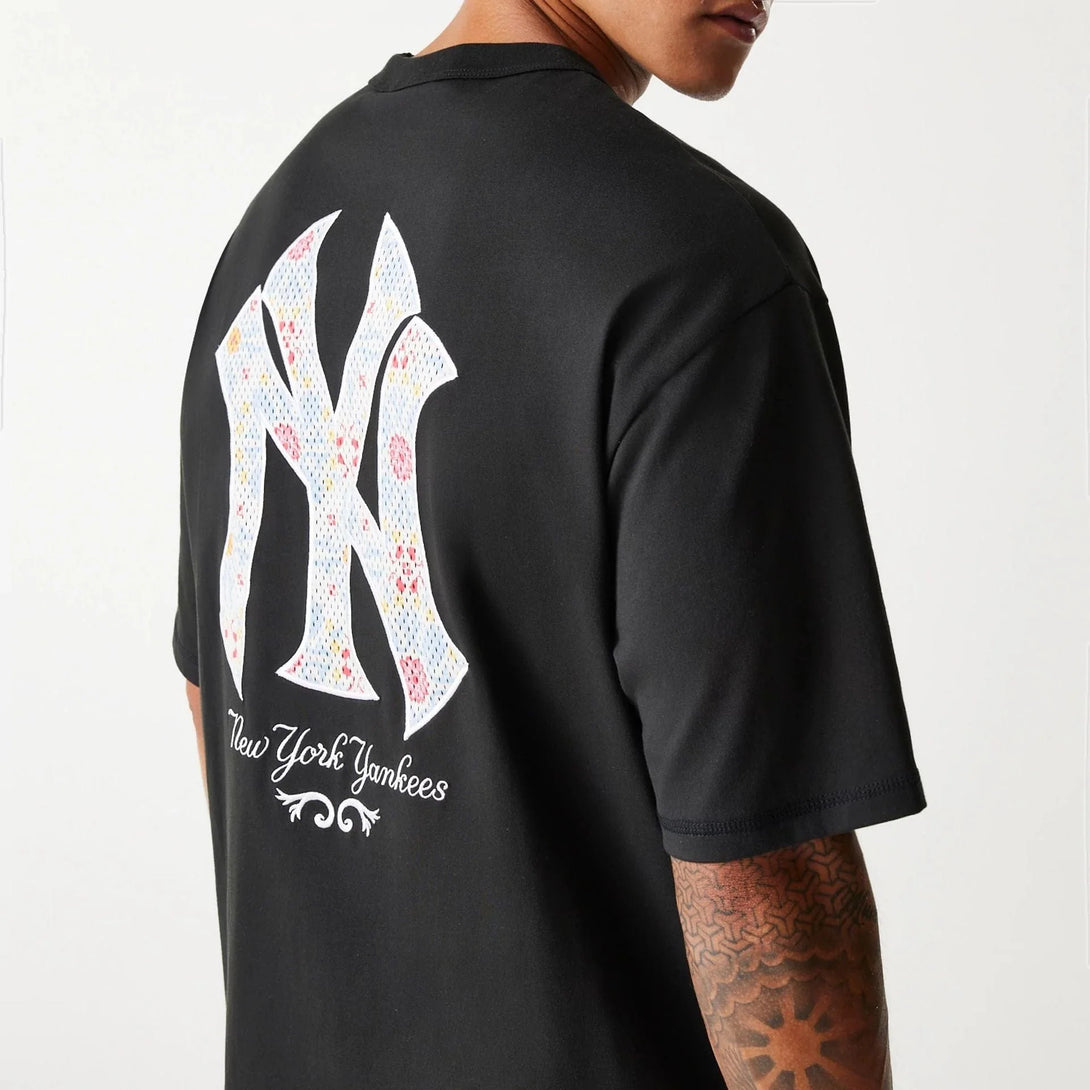 New Era New York Yankees MLB Infill Black Oversized póló - Sportmania.hu