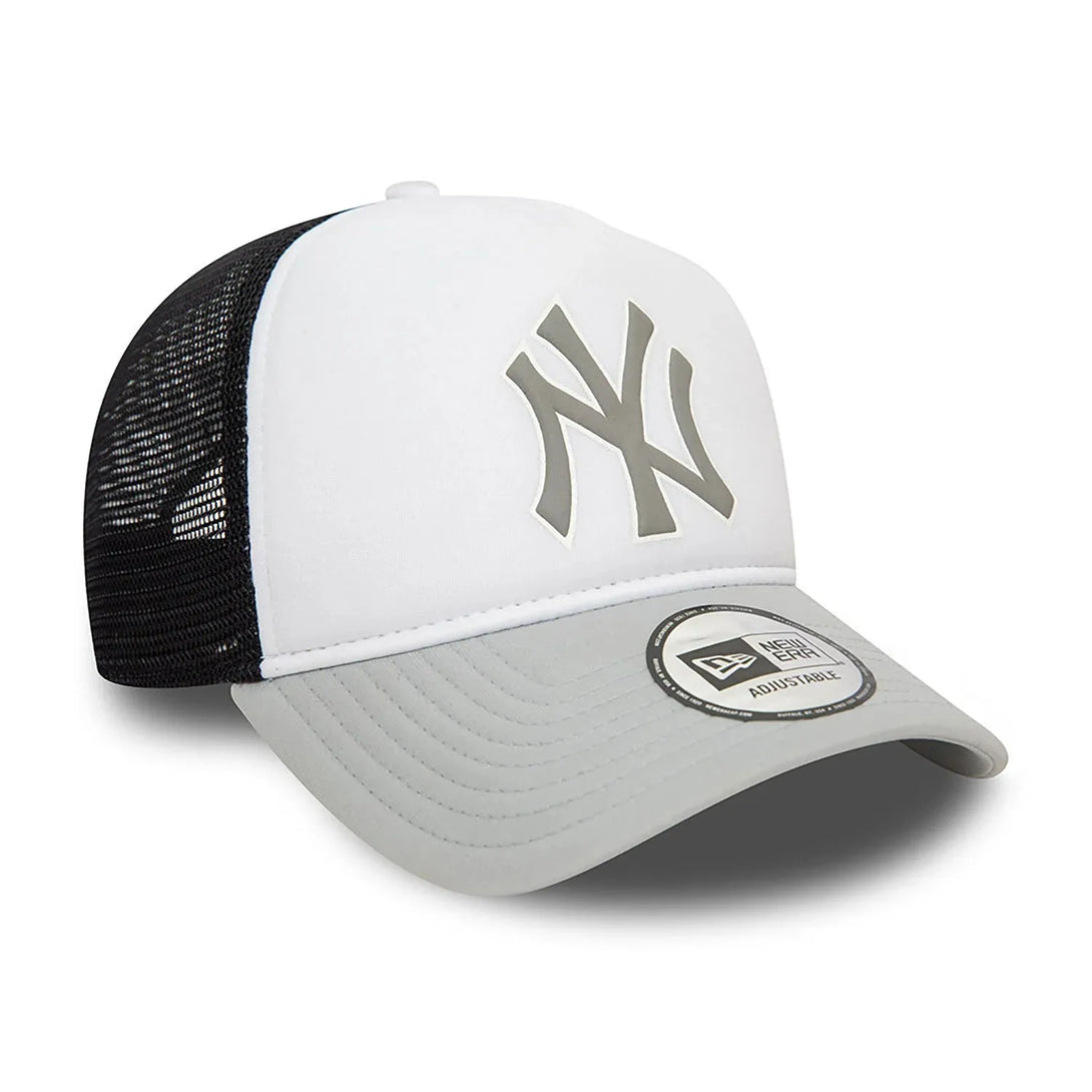 New Era New York Yankees MLB Logo Grey A-Frame trucker sapka Baseball sapka - Sportmania.hu