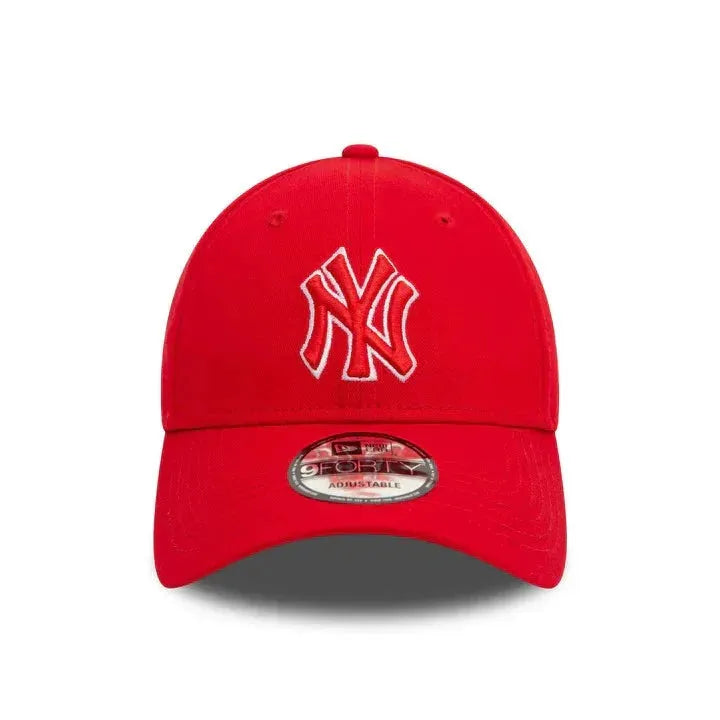New Era New York Yankees Team Outline Scarlet White 9FORTY Baseball sapka - Sportmania.hu
