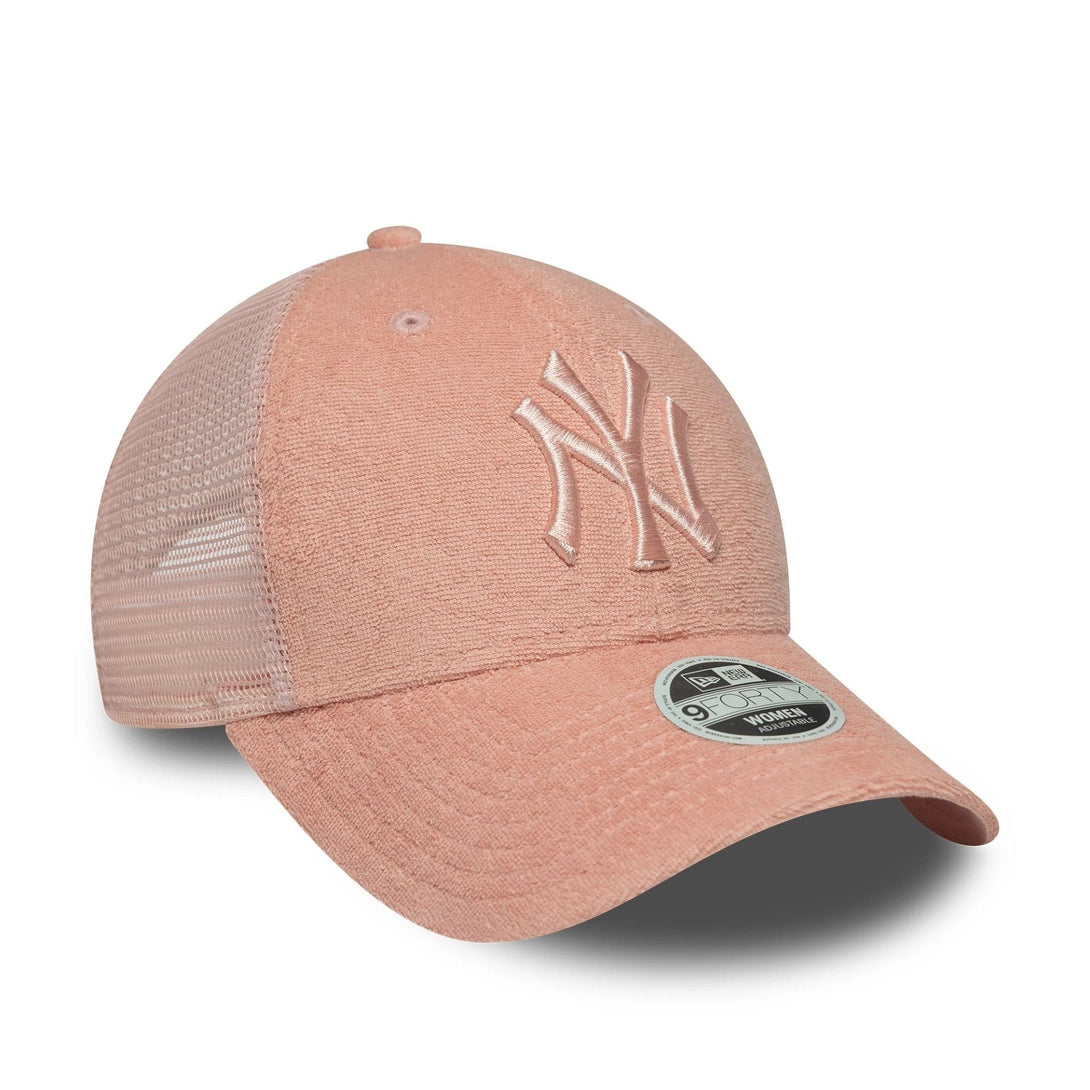 New Era New York Yankees Womens Fabric Pastel Pink 9FORTY Trucker sapka - Sportmania.hu