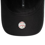 New Era New York Yankees Womens MLB Broderie Black 9TWENTY baseball sapka