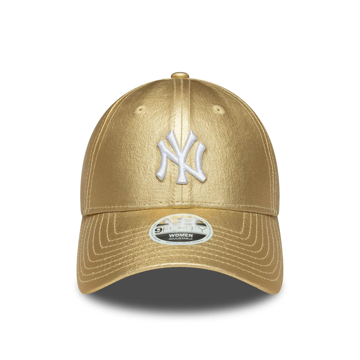 New Era New York Yankees Womens MLB Metallic Gold 9FORTY baseball sapka