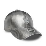 New Era New York Yankees Womens MLB Metallic Silver 9FORTY baseball sapka