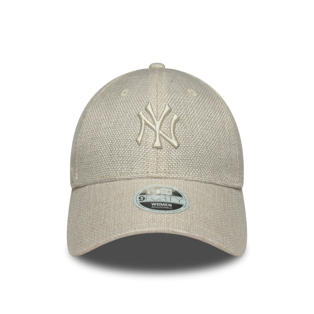 New Era New York Yankees Womens MLB Woven Cream 9FORTY baseball sapka - Sportmania.hu