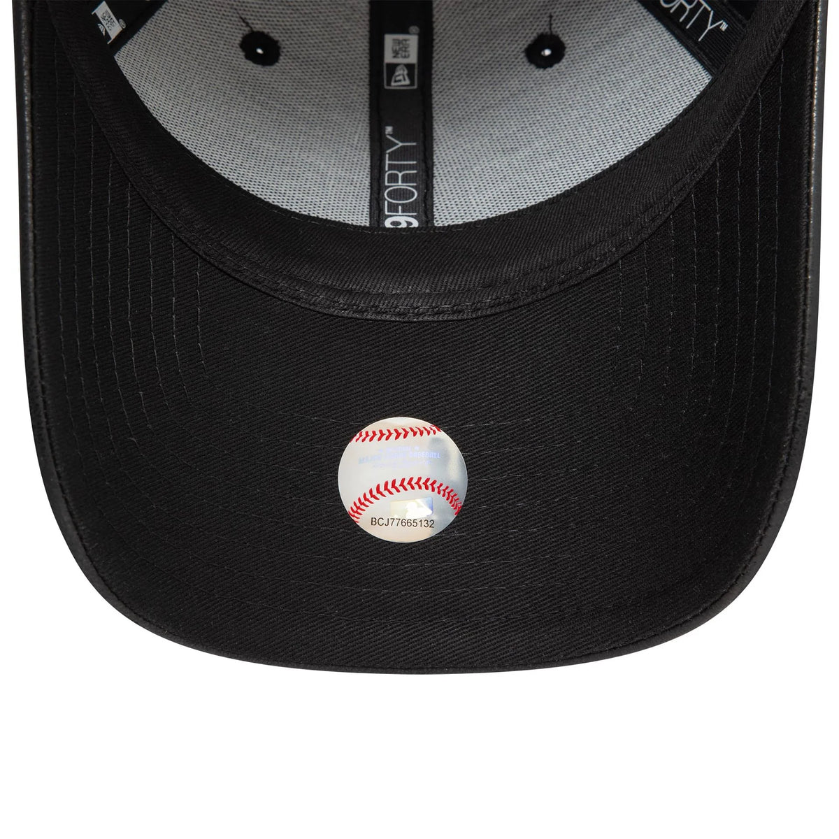 New Era New York Yankees Womens PU Visor Black 9FORTY baseball sapka