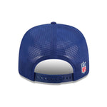 New Era NFL Official Logo NFL Sideline 2025 Blue 9SEVENTY Trucker Stretch Snap - baseball sapka