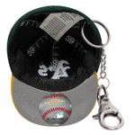 New Era Oakland Athletics MLB Mini Cap Dark Green kulcstartó