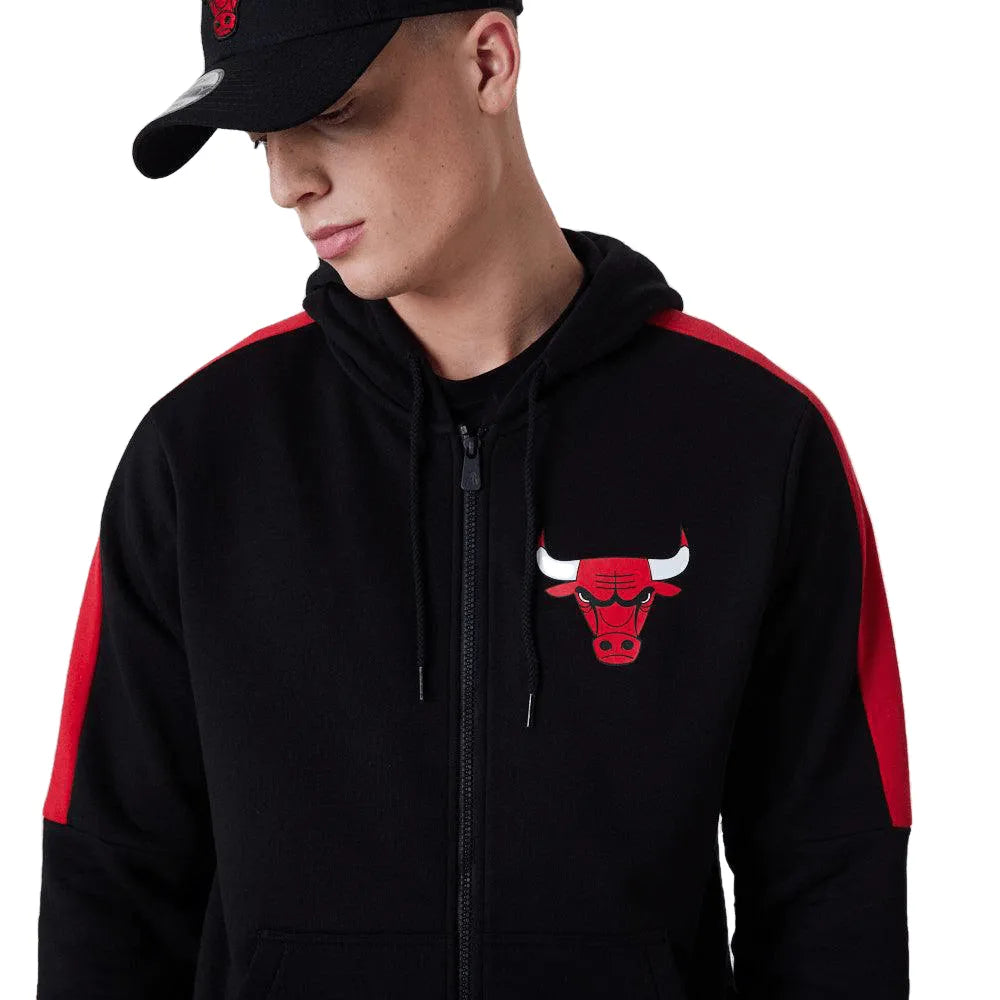 New Era PULOVER NBA FZ PANEL DETAIL HOODY CHIBUL BLK Pulóver - Sportmania.hu